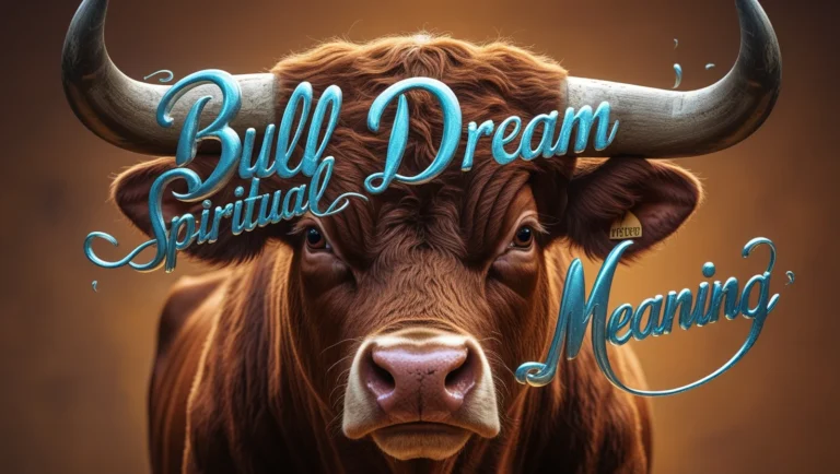 Bull Dream Spiritual Meaning Interpretation!