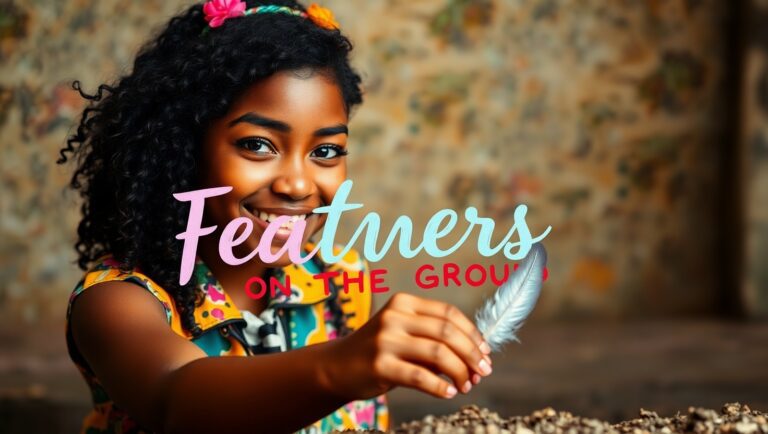 finding feathers on ground